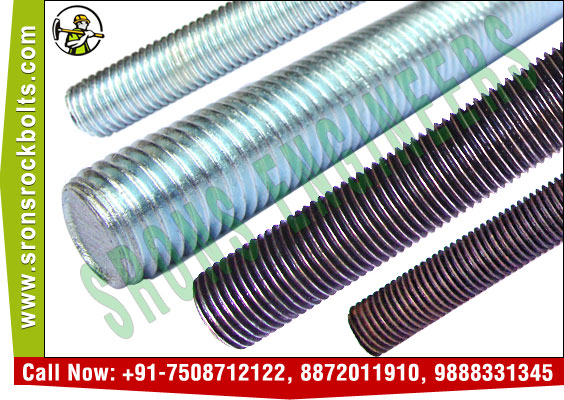 threaded rods threaded bars manufacturers exporters in India Punjab Ludhiana